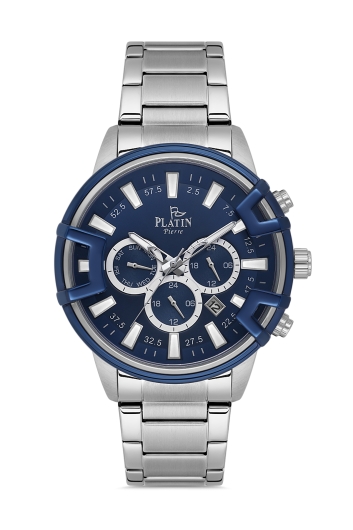 PLATİN PİERRE ERKEK KOL SAATİ
