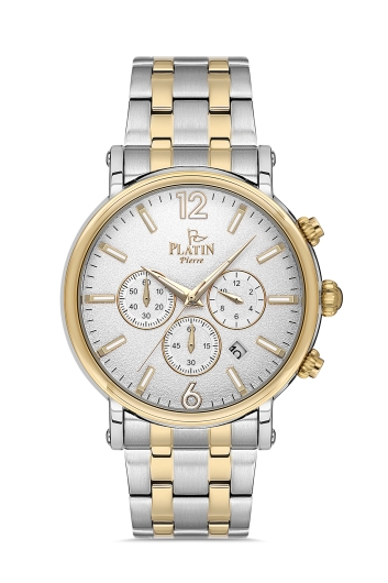 PLATİN PİERRE ERKEK KOL SAATİ
