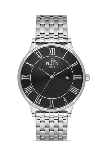 PLATİN PİERRE ERKEK KOL SAATİ