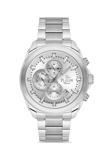 PLATİN PİERRE ERKEK KOL SAATİ