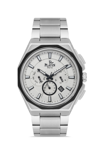 PLATİN PİERRE ERKEK KOL SAATİ