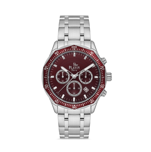 PLATİN PİERRE ERKEK KOL SAATİ