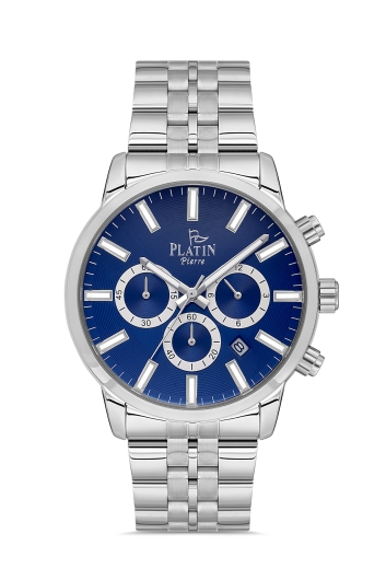 PLATİN PİERRE ERKEK KOL SAATİ