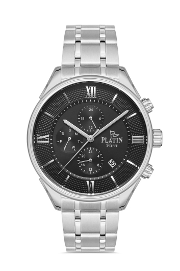 PLATİN PİERRE ERKEK KOL SAATİ