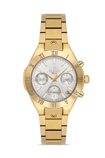 PLATİN PİERRE KADIN KOL SAATİ