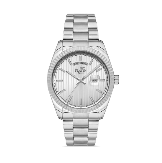 PLATİN PİERRE ERKEK KOL SAATİ