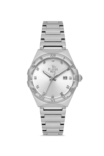 PLATİN PİERRE KADIN KOL SAATİ