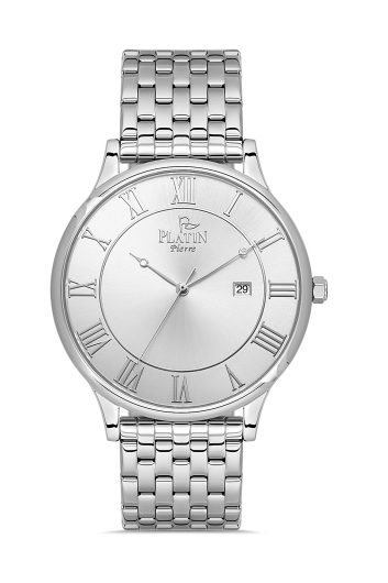 PLATİN PİERRE ERKEK KOL SAATİ