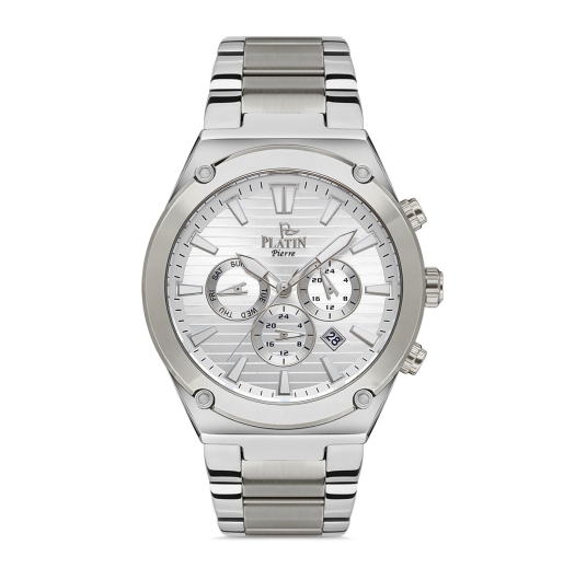 PLATİN PİERRE ERKEK KOL SAATİ