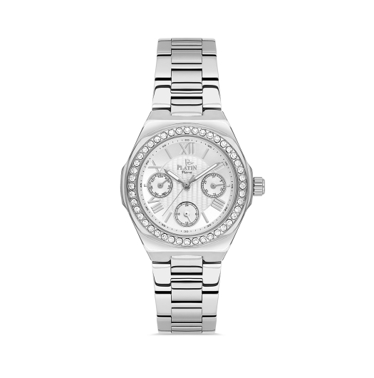 PLATİN PİERRE KADIN KOL SAATİ