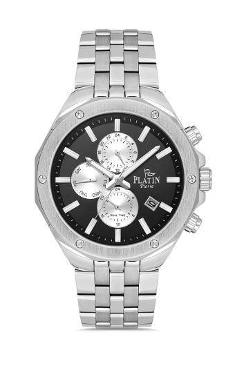 PLATİN PİERRE ERKEK KOL SAATİ