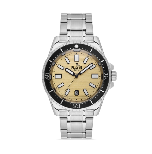 PLATİN PİERRE ERKEK KOL SAATİ