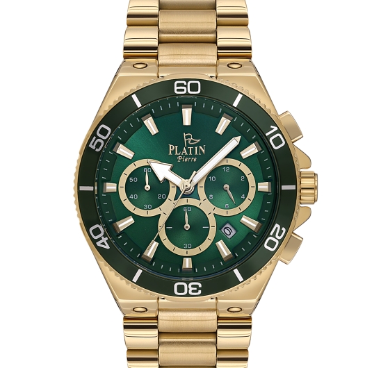 PLATİN PİERRE ERKEK KOL SAATİ