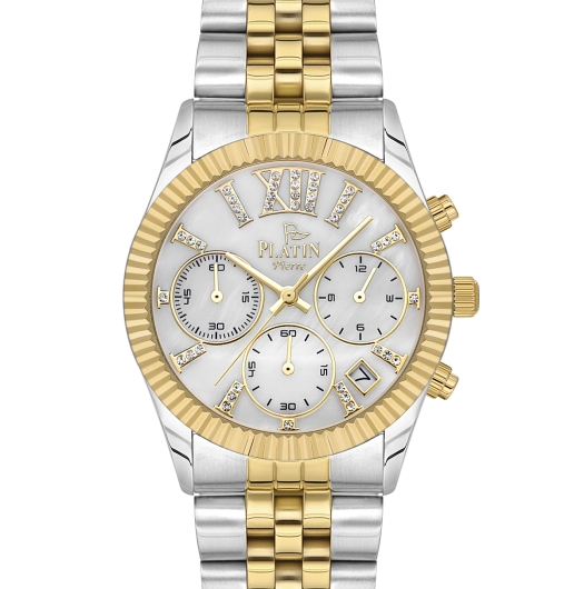 PLATİN PİERRE KADIN KOL SAATİ