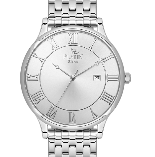 PLATİN PİERRE ERKEK KOL SAATİ