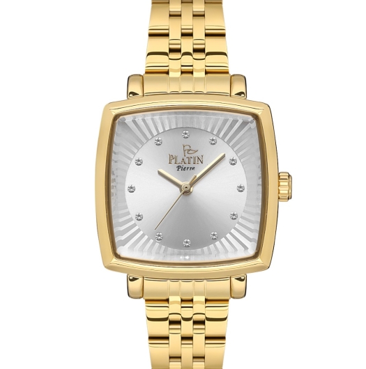 PLATİN PİERRE KADIN KOL SAATİ