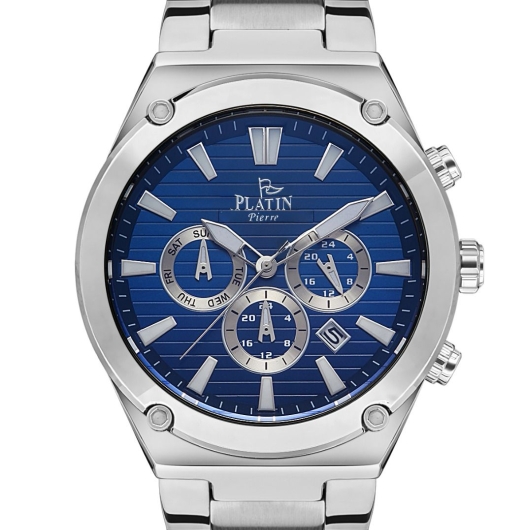 PLATİN PİERRE ERKEK KOL SAATİ