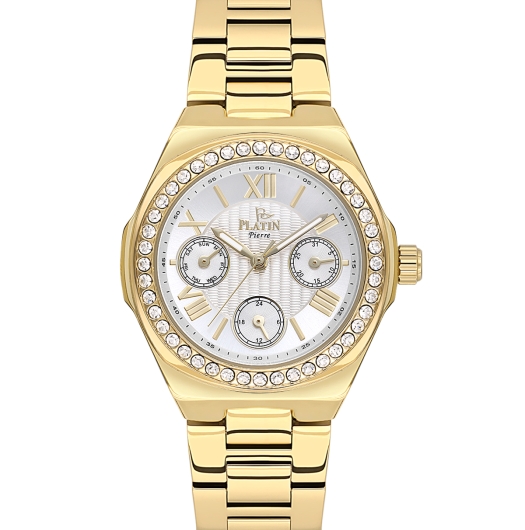 PLATİN PİERRE KADIN KOL SAATİ