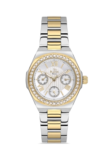 PLATİN PİERRE KADIN KOL SAATİ