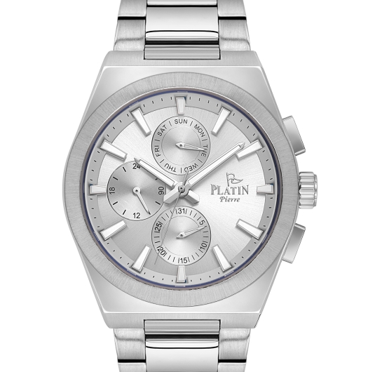 PLATİN PİERRE ERKEK KOL SAATİ