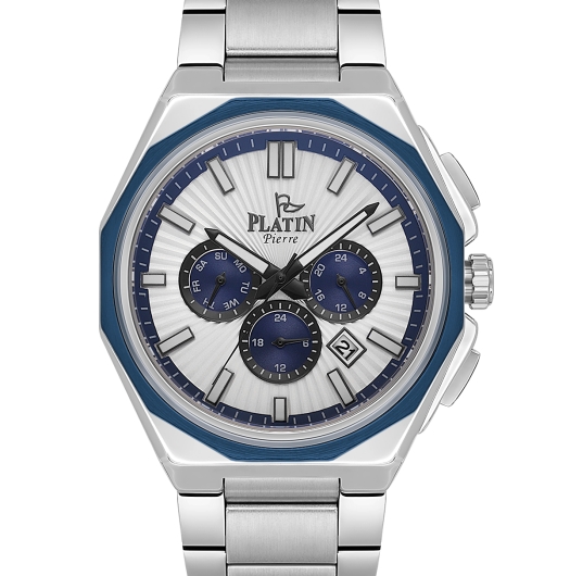 PLATİN PİERRE ERKEK KOL SAATİ
