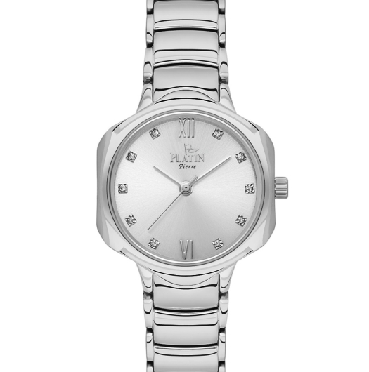 PLATİN PİERRE KADIN KOL SAATİ