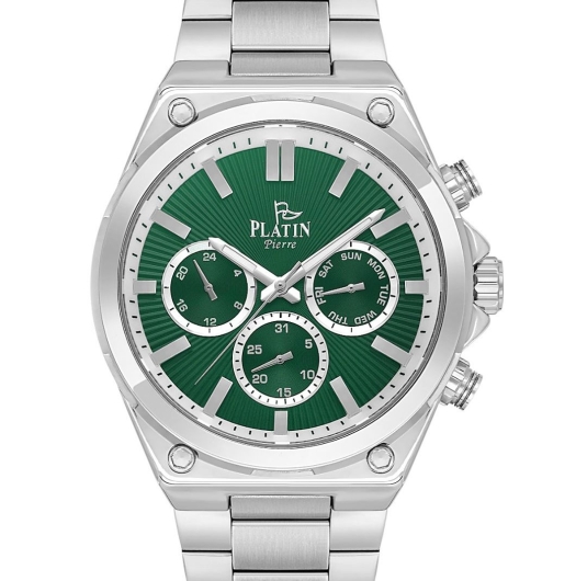 PLATİN PİERRE ERKEK KOL SAATİ