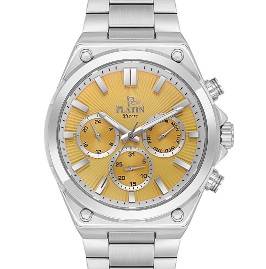 PLATİN PİERRE ERKEK KOL SAATİ