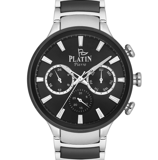 PLATİN PİERRE ERKEK KOL SAATİ