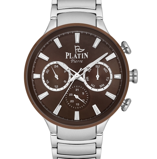 PLATİN PİERRE ERKEK KOL SAATİ