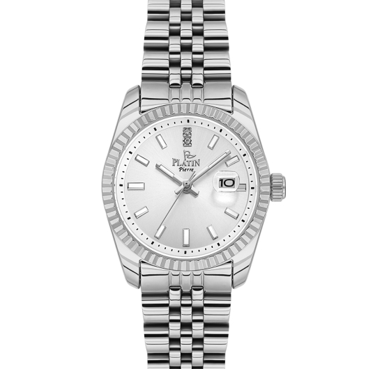 PLATİN PİERRE KADIN KOL SAATİ