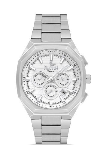 PLATİN PİERRE ERKEK KOL SAATİ