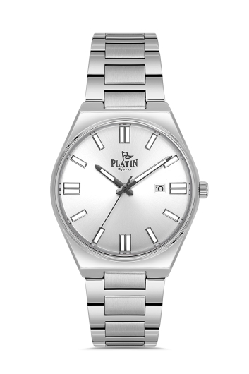 PLATİN PİERRE ERKEK KOL SAATİ