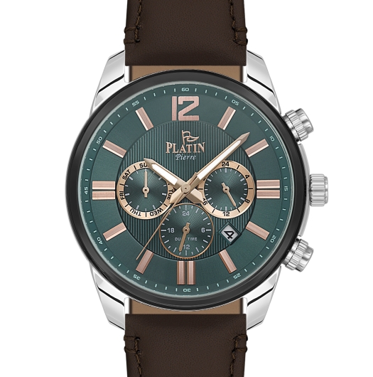 PLATİN PİERRE ERKEK KOL SAATİ