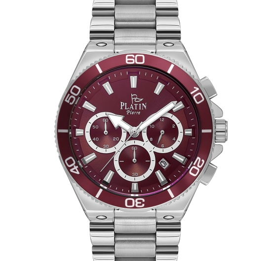 PLATİN PİERRE ERKEK KOL SAATİ