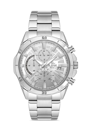 PLATİN PİERRE ERKEK KOL SAATİ