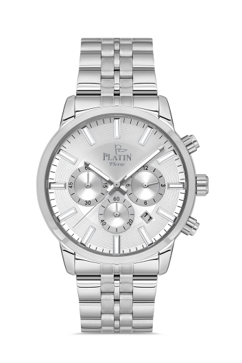 PLATİN PİERRE ERKEK KOL SAATİ
