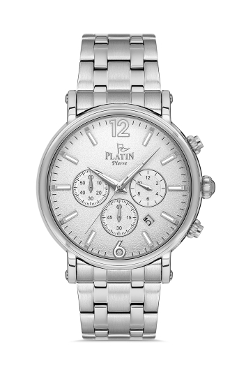 PLATİN PİERRE ERKEK KOL SAATİ