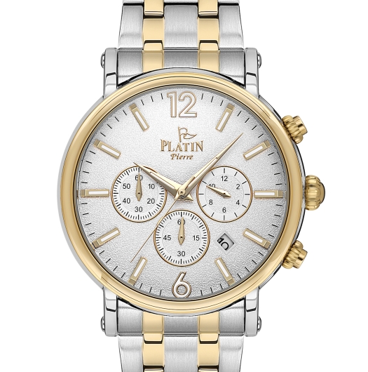 PLATİN PİERRE ERKEK KOL SAATİ