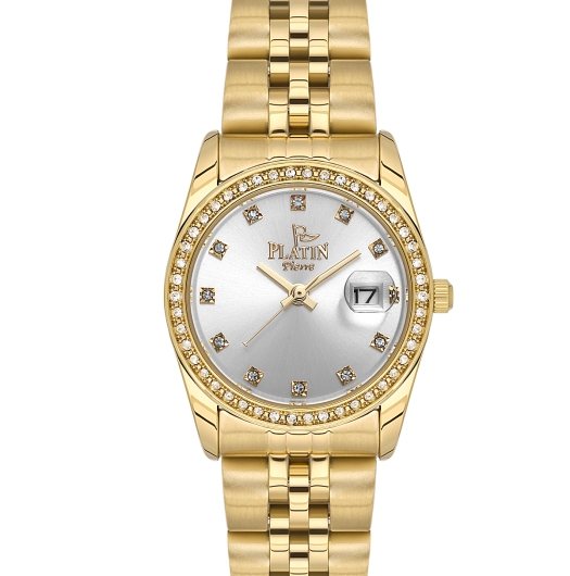 PLATİN PİERRE KADIN KOL SAATİ