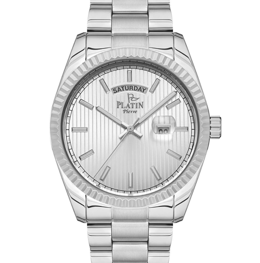 PLATİN PİERRE ERKEK KOL SAATİ