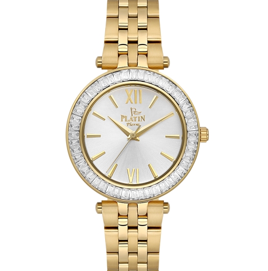 PLATİN PİERRE KADIN KOL SAATİ