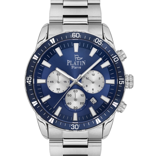 PLATİN PİERRE ERKEK KOL SAATİ