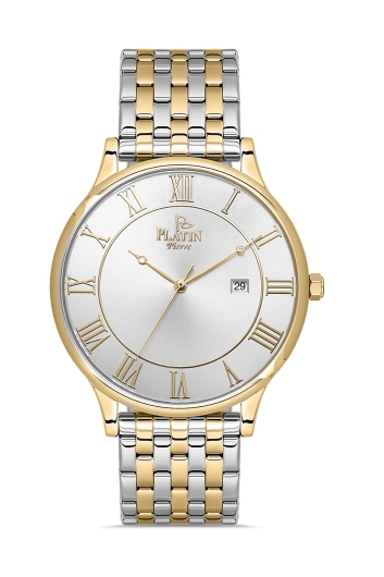 PLATİN PİERRE ERKEK KOL SAATİ
