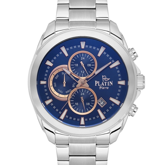 PLATİN PİERRE ERKEK KOL SAATİ