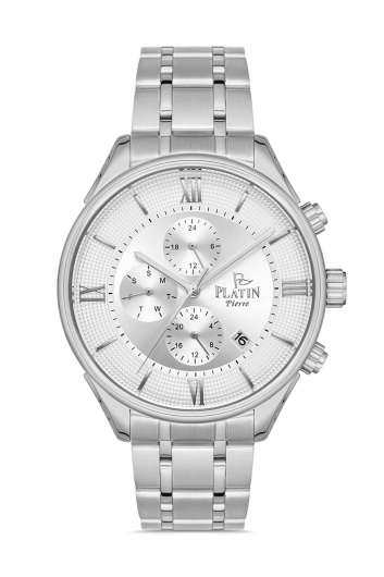 PLATİN PİERRE ERKEK KOL SAATİ
