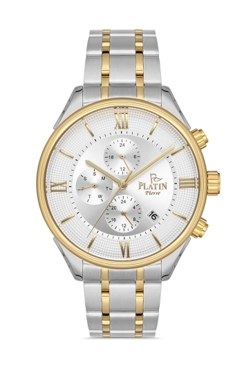 PLATİN PİERRE ERKEK KOL SAATİ