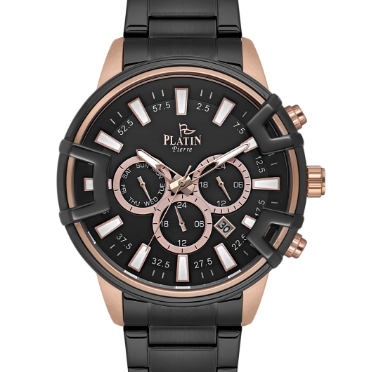 PLATİN PİERRE ERKEK KOL SAATİ