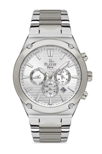 PLATİN PİERRE ERKEK KOL SAATİ