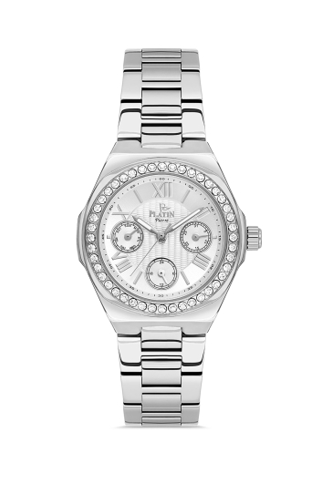 PLATİN PİERRE KADIN KOL SAATİ